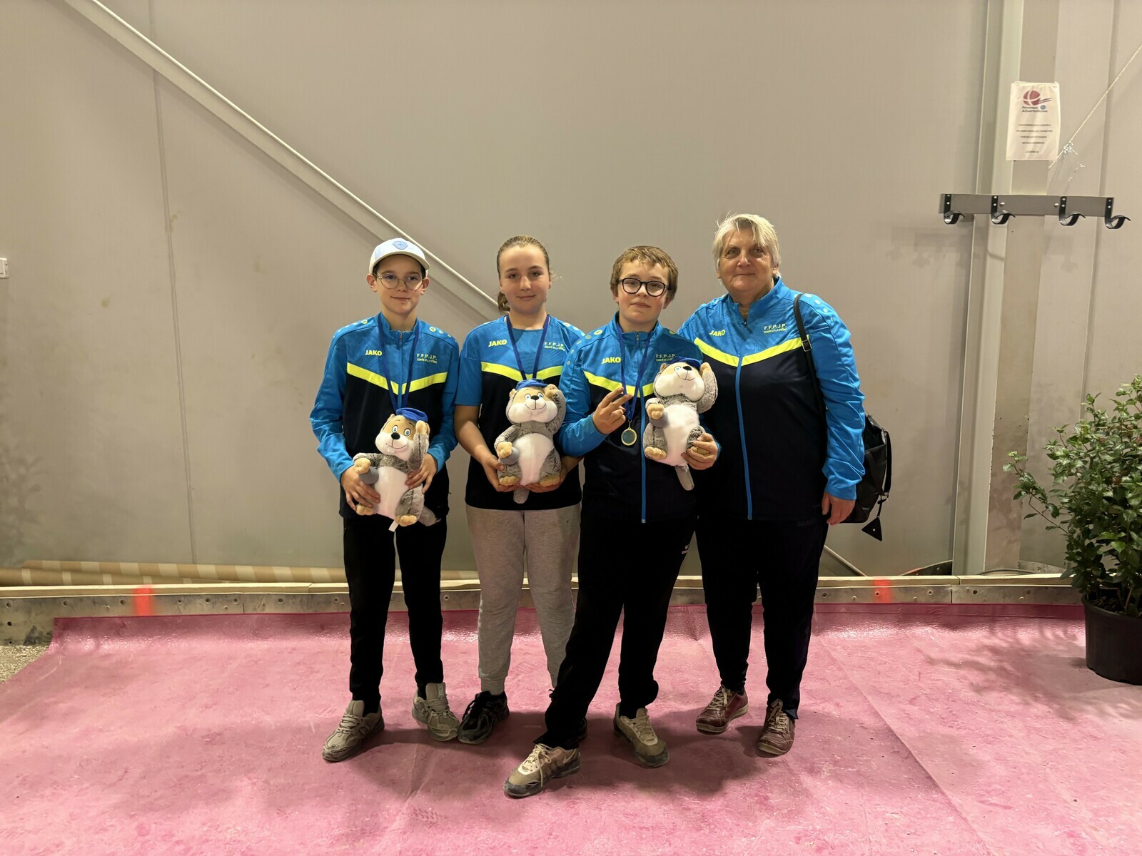 Tayna Dubouchet , vainqueurs trophée régional avec la Drôme.