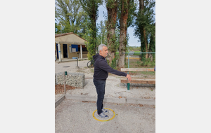Michel qui a fait un beau parcours battu en quart de finale